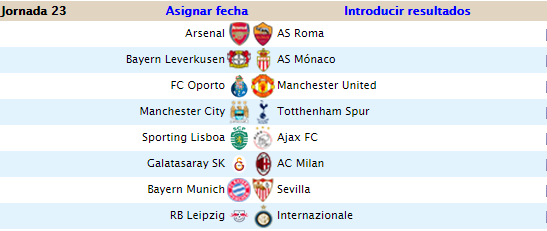 Alineaciones - Jornada 23 Sin_tz23