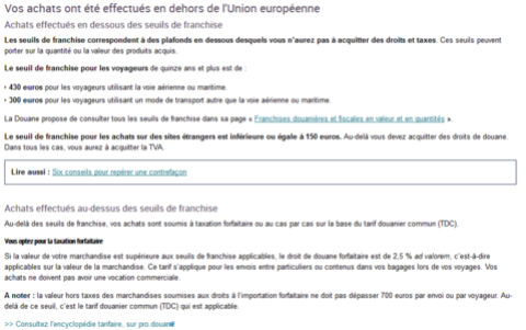 Acheter sa montre l tranger et les douanes taxes Page 19