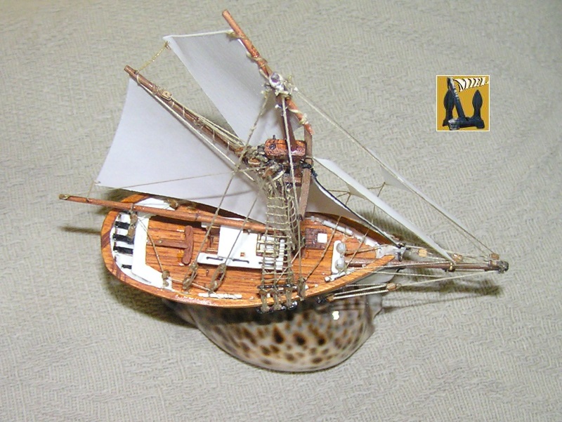 Le St Michel II cotre de Jules Verne en bareau-moule Ech: 1/1350 ème 5010