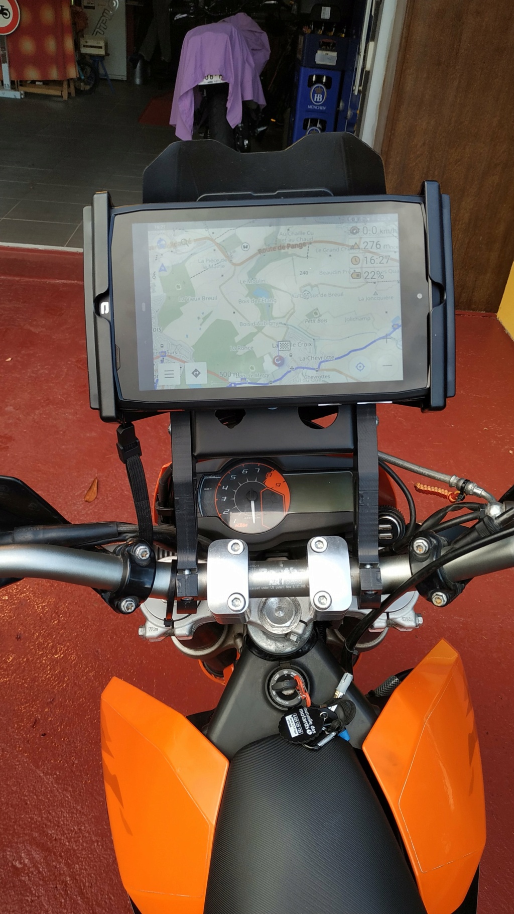 GPS chargable d'une trace Minifa15