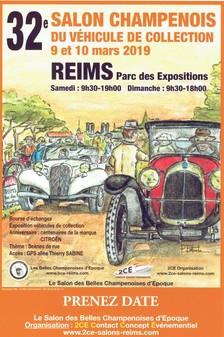 2019 - 32 éme Salon Champenois de Reims Affich13