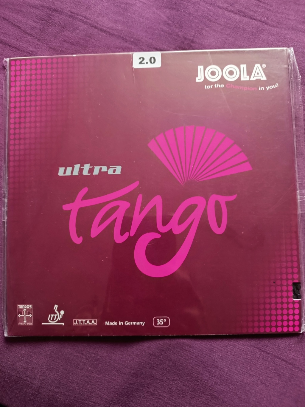 Joola tango ultra sous blister  Img_2265