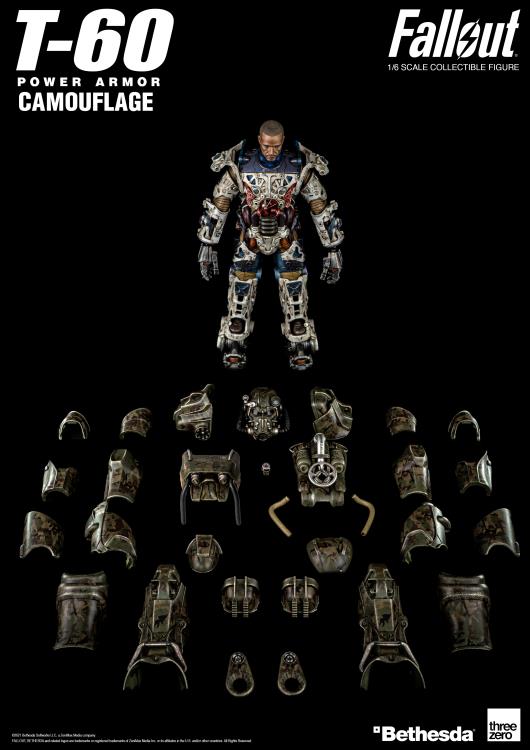 T-45 - NEW PRODUCT: Threezero: 1/6 Fallout/Radiation Series-T‐45 Hot Rod Shark Power Armor Pack [Doll not included] 7989b910