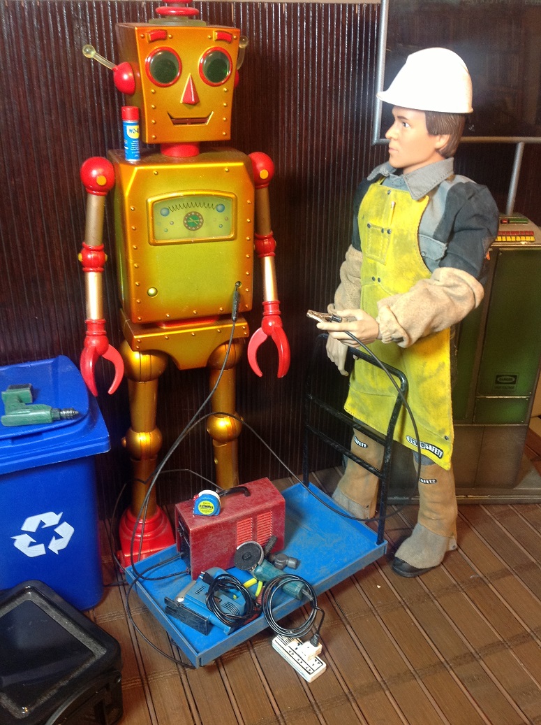 comicbook-based - NEW PRODUCT: X2Y TOYS: HS001 1/6 Scale Plant Controller Robot_10
