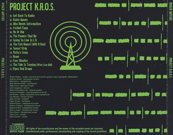 Слушать песни радио тарок. Radio k.a.o.s. Роджер Уотерс. Роджер Уотерс 1987 Radio k.a.o.s.. Roger Waters 1987. Radio Kaos.