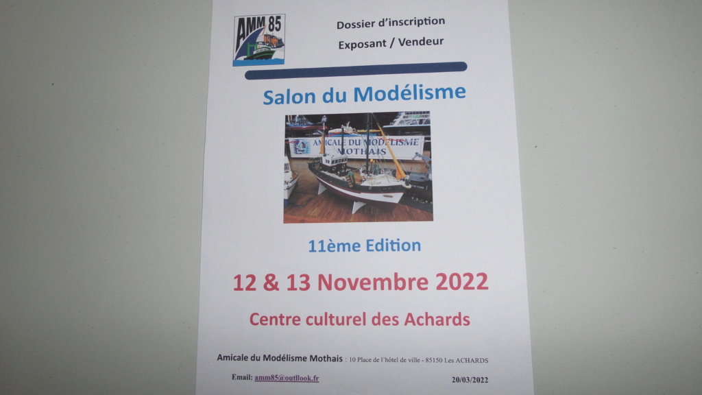 LA MOTHE ACHARD (85 VENDEE) Salon du modélisme les 12 et 13 novembre 2022 et CHOLET (49 MAINE ET LOIRE) 14ème édition de la maquette les 22 et 23 octobre 2022 ...  20130512