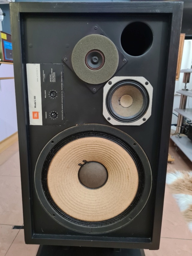 JBL L100 with DIY stand Whats219