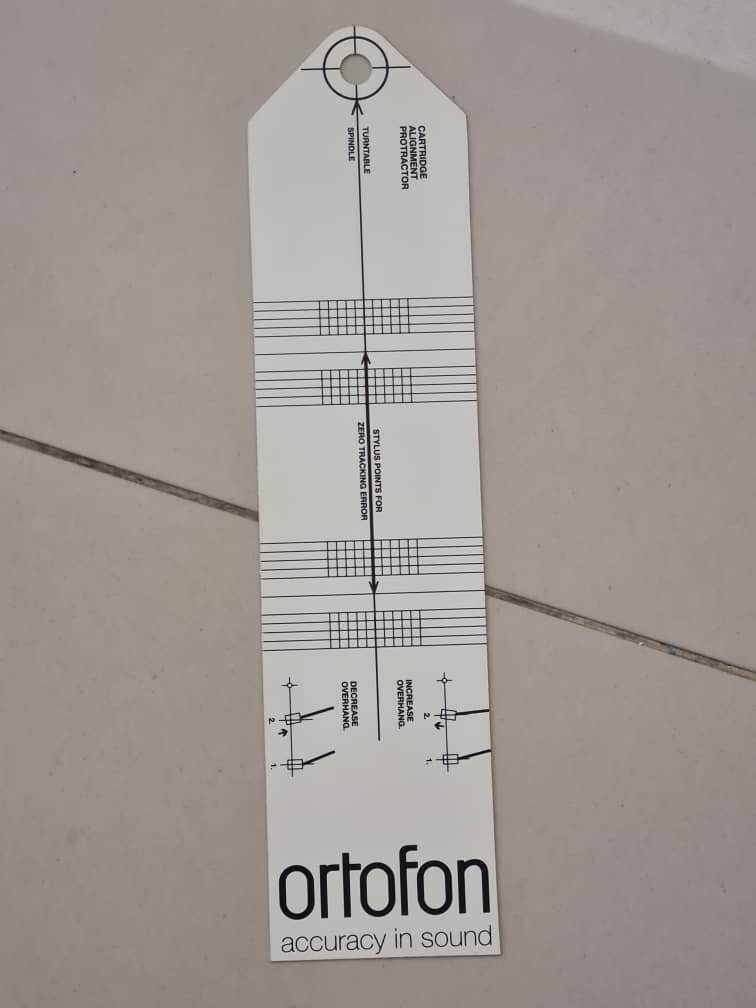 Ortofon Cartridge Alignment Ruler[SOLD] Whatsa71