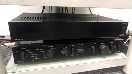 Used Audiolab 8000C Pre and 8000P Power Amp Whatsa16
