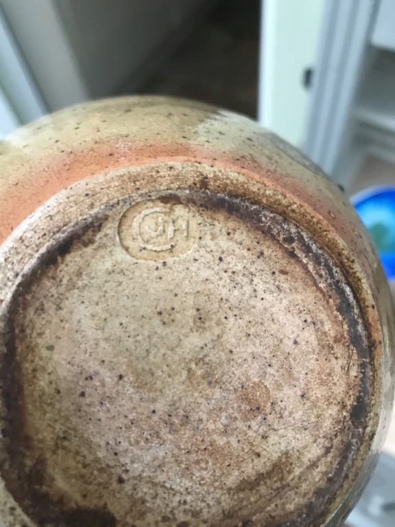 Identifying maker of this studio pottery teapot JH or CJH mark Fdaf8410