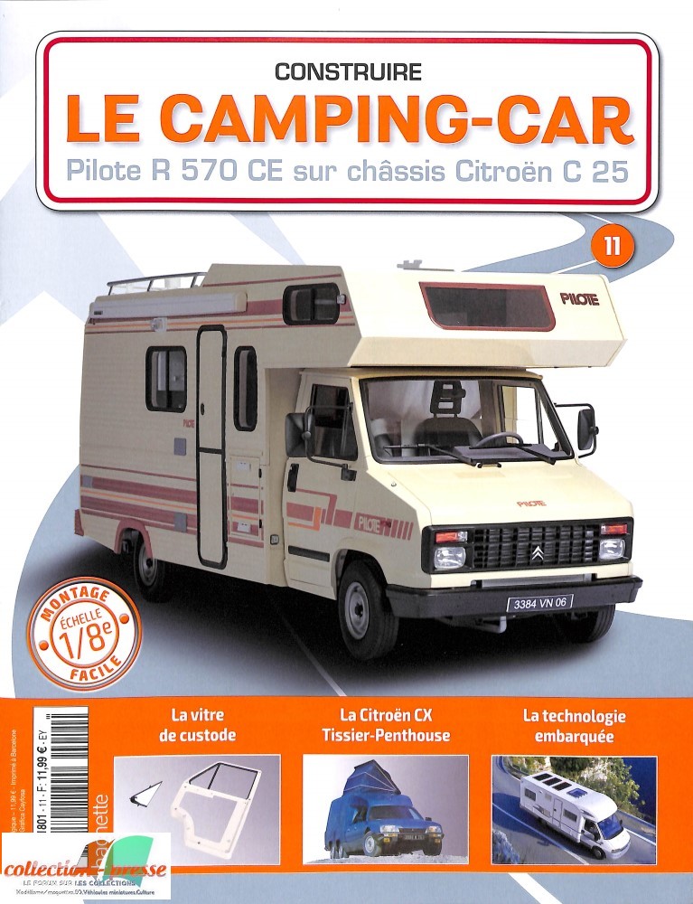 Construisez le mythique camping-car Pilote R 570 CE M1801-11