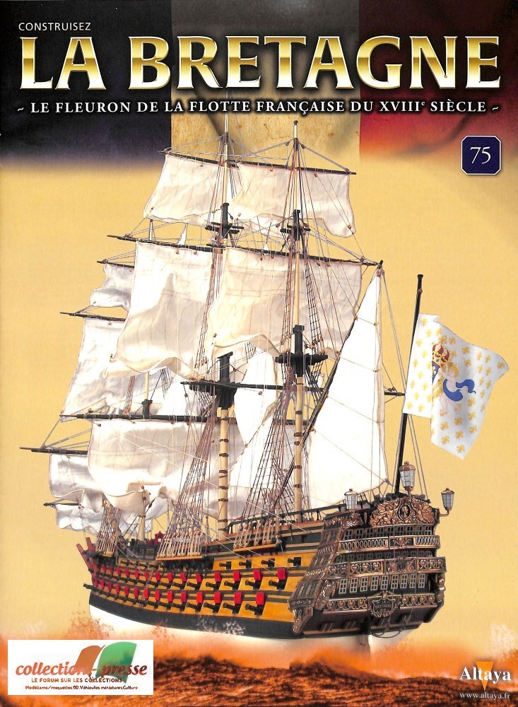 la maquette du bateau La Bretagne M3225-10