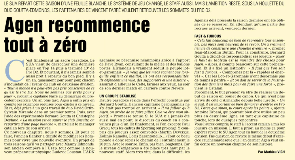 Article sur le SUA dans le Midol Captu359