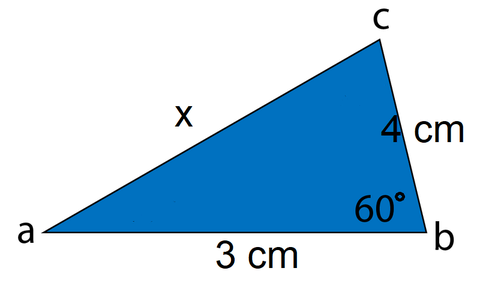 Calcular lados do triangulo escaleno