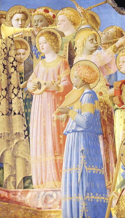 Fra Angélico — Le Couronnement de la Très Sainte Vierge Marie.  00003913