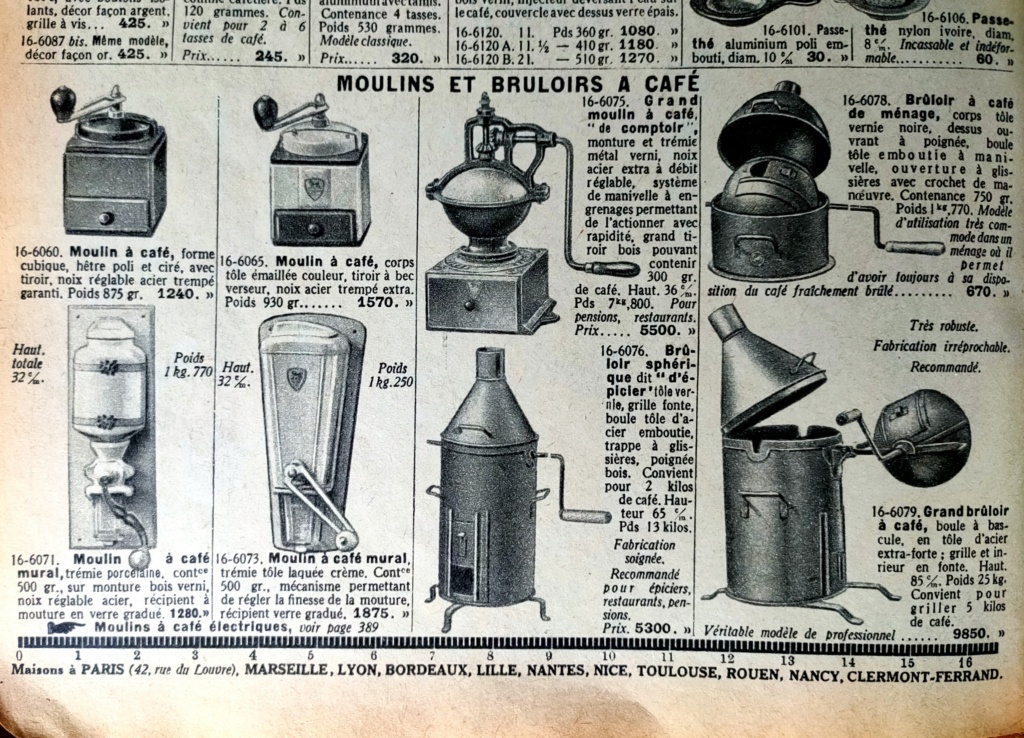Cafetières et torréfacteurs catalogue Manufrance 1956 Img_2029