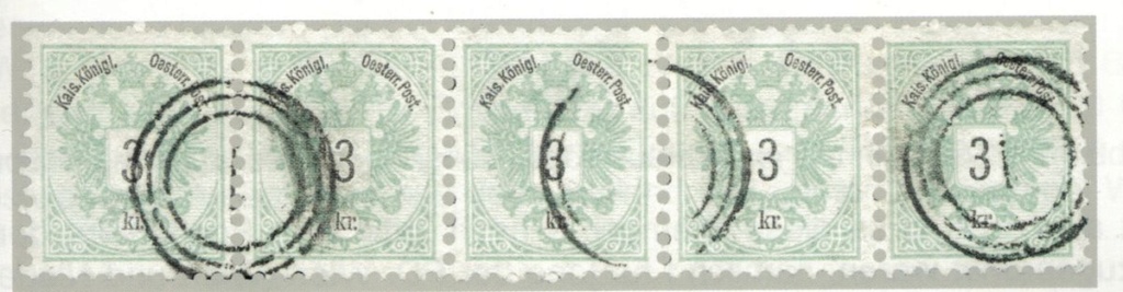 stempel - Freimarken-Ausgabe 1867 : Kopfbildnis Kaiser Franz Joseph I - Seite 23 188311