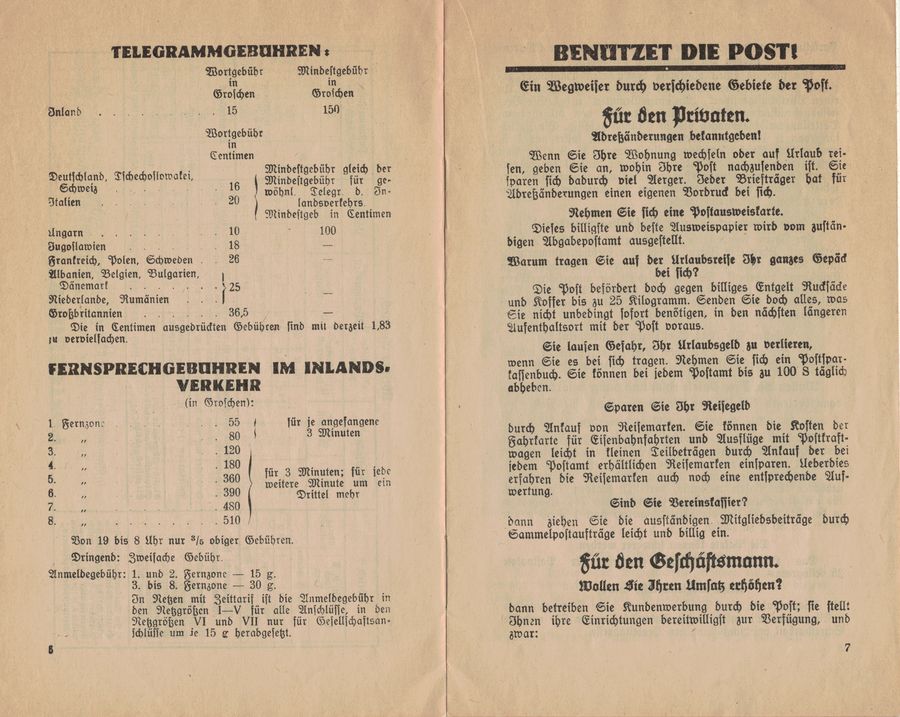 Postbüchl - Das kleine Postbuch 1935_i11