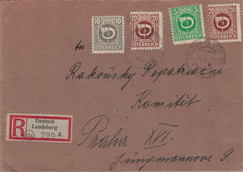 Posthornzeichnung - ANK 697-713 - Belege - Seite 4 Postho10