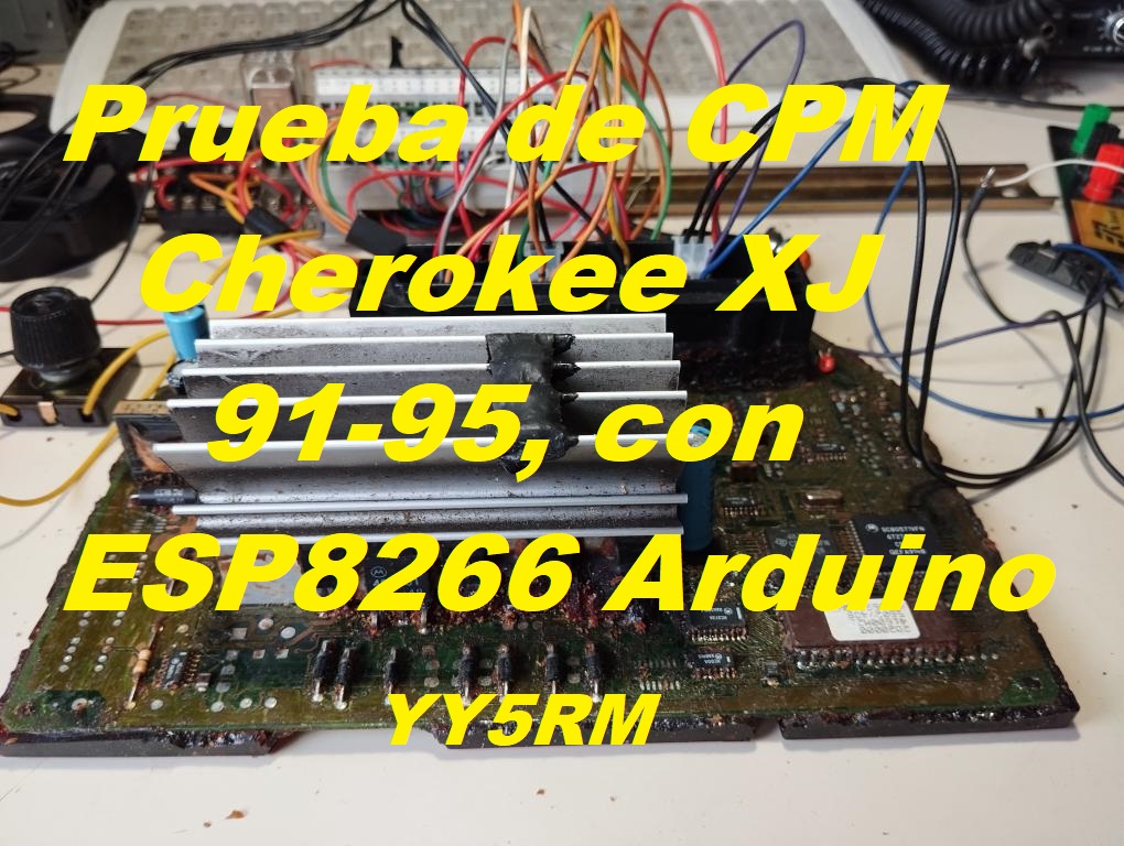 Prueba de CPM Cherokee XJ 1991 al 1995 con ESP8266 Arduino Prueba11
