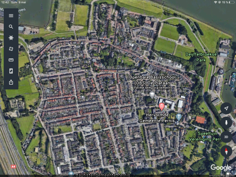 Les littoraux - Rotterdam sur Google earth.  Cdv_ph11