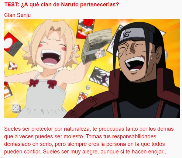 [Test] ¿A qué clan de Naruto pertenecerías? Sin_tz10