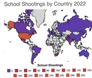 School shooting statistics by Country 9c0adf10