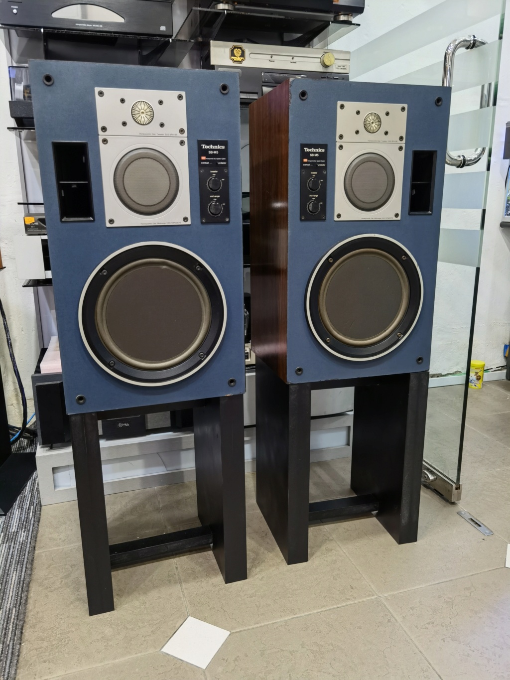 Technics SB-M5 +  speaker stand (USED)  Img_2073