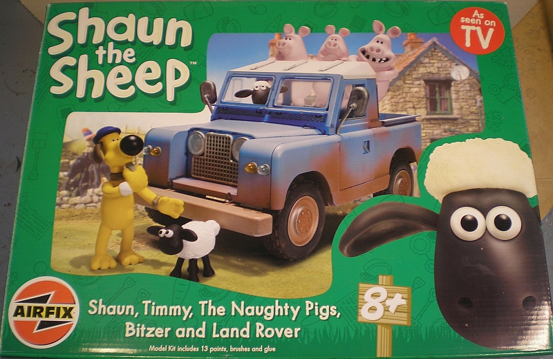 Shaun, Timmy, The Naughty Pigs, Bitzer and Land Rover, Airfix, o.M. 0118