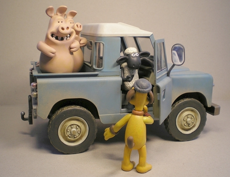 Shaun, Timmy, The Naughty Pigs, Bitzer and Land Rover, Airfix, o.M. 0915