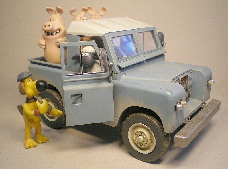 Shaun, Timmy, The Naughty Pigs, Bitzer and Land Rover, Airfix, o.M. 1116