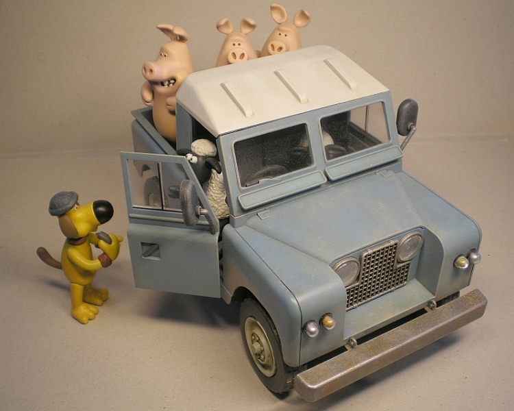 Shaun, Timmy, The Naughty Pigs, Bitzer and Land Rover, Airfix, o.M. 1215