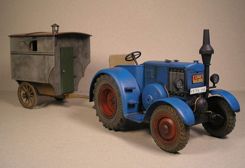 LANZ BULLDOG (mit Schäferwagen) POLA G, 1:22,5 La1010