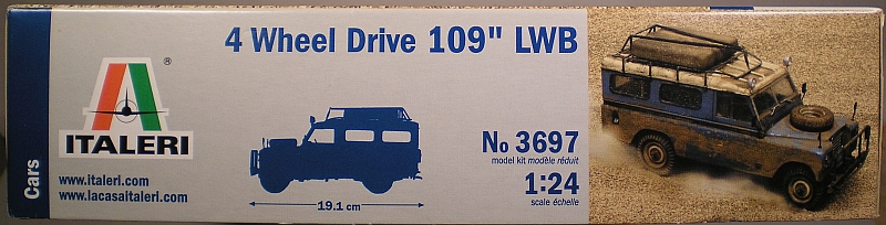 Bausatzvorstellung 4 Wheel Drive 109" LWB, Italeri 1:24 P1010633