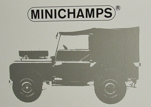 LAND ROVER Series I 1948, MINICHAMPS 1:18 P1011133