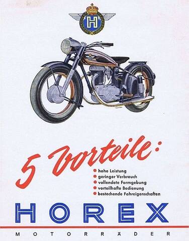 HOREX Regina mit Beiwagen (1953-1956), Schuco 1:10