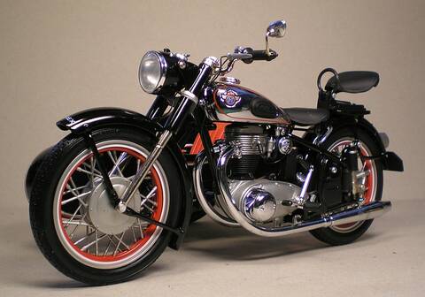 直送商品 HOREX Regina mit Beiwagen (1953-1956), Schuco 1:10 オートバイ・バイク
