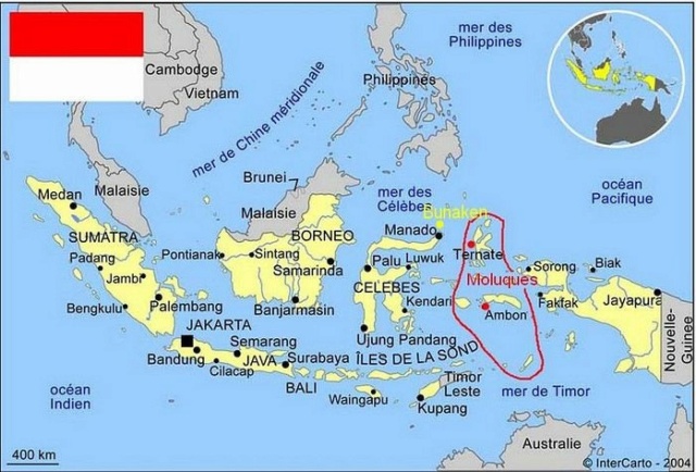 Voyage aux îles Moluques Indonésie : Ambon, Banda, Tidore, Morotai Carte_11