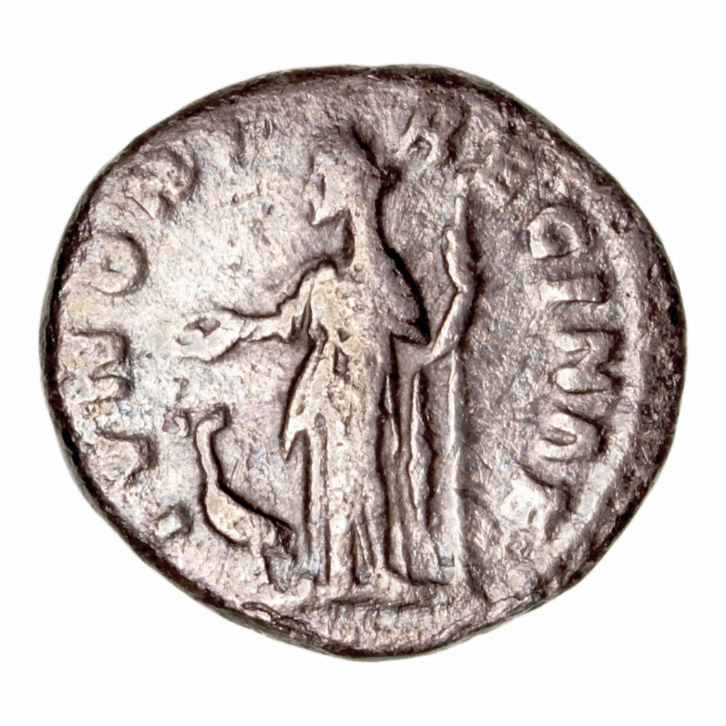 Afinar fecha de acuñación denario Faustina II / Iunoni Reginae Ant_1211