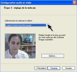 Brancher sa webcam sur Windows Live Messenger Reglag12