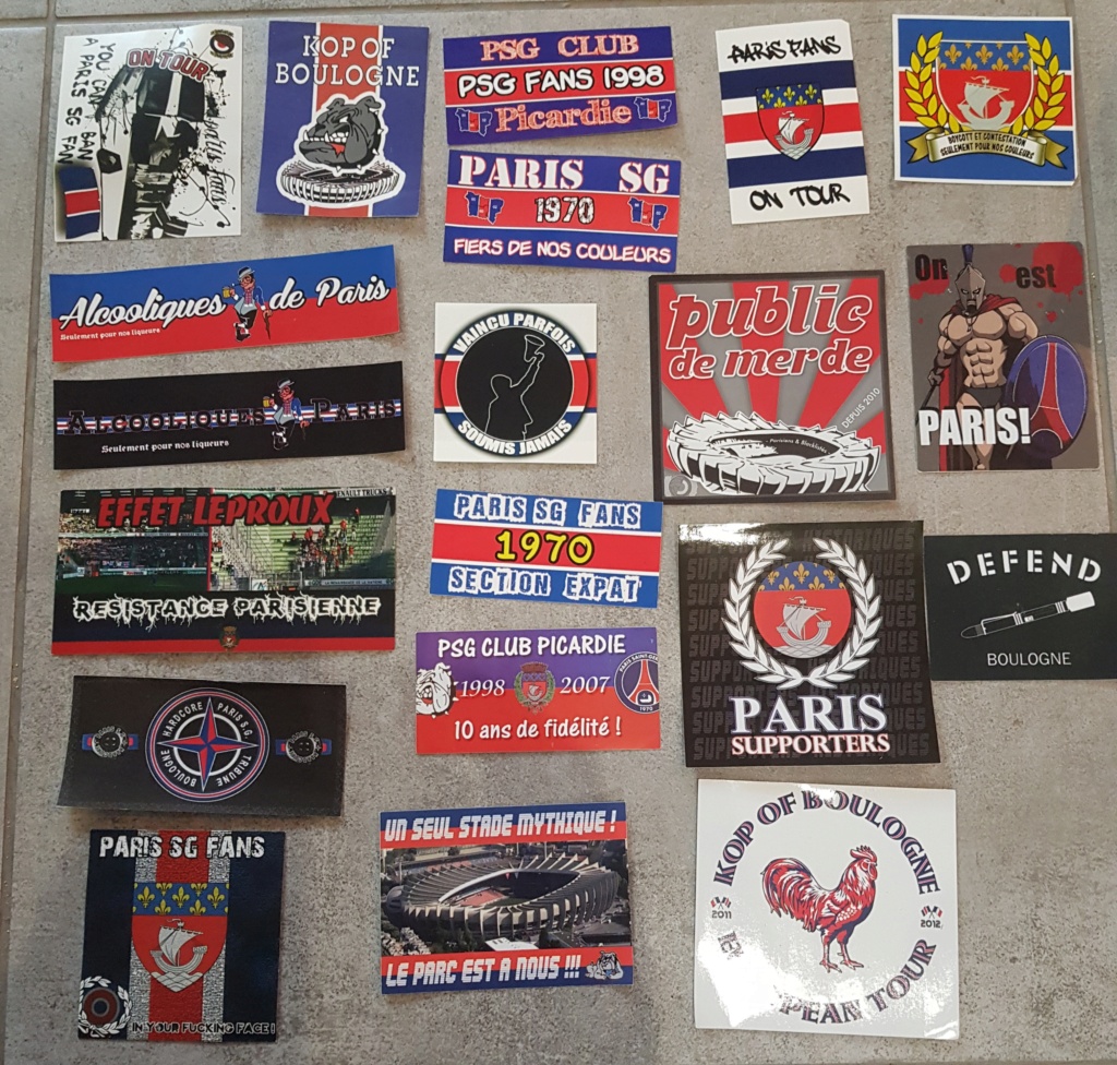 [Vend] Stickers Paris SG Fans 20200820