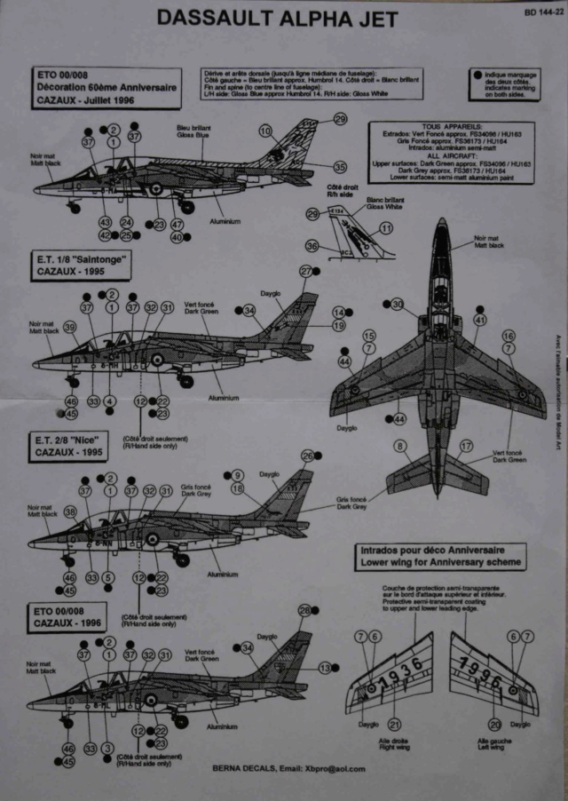 [Revell + Berna] Dassault Alpha jet  E.T. 2/8 "Nice" CAZAUX-1995  1/144 Dsc03211