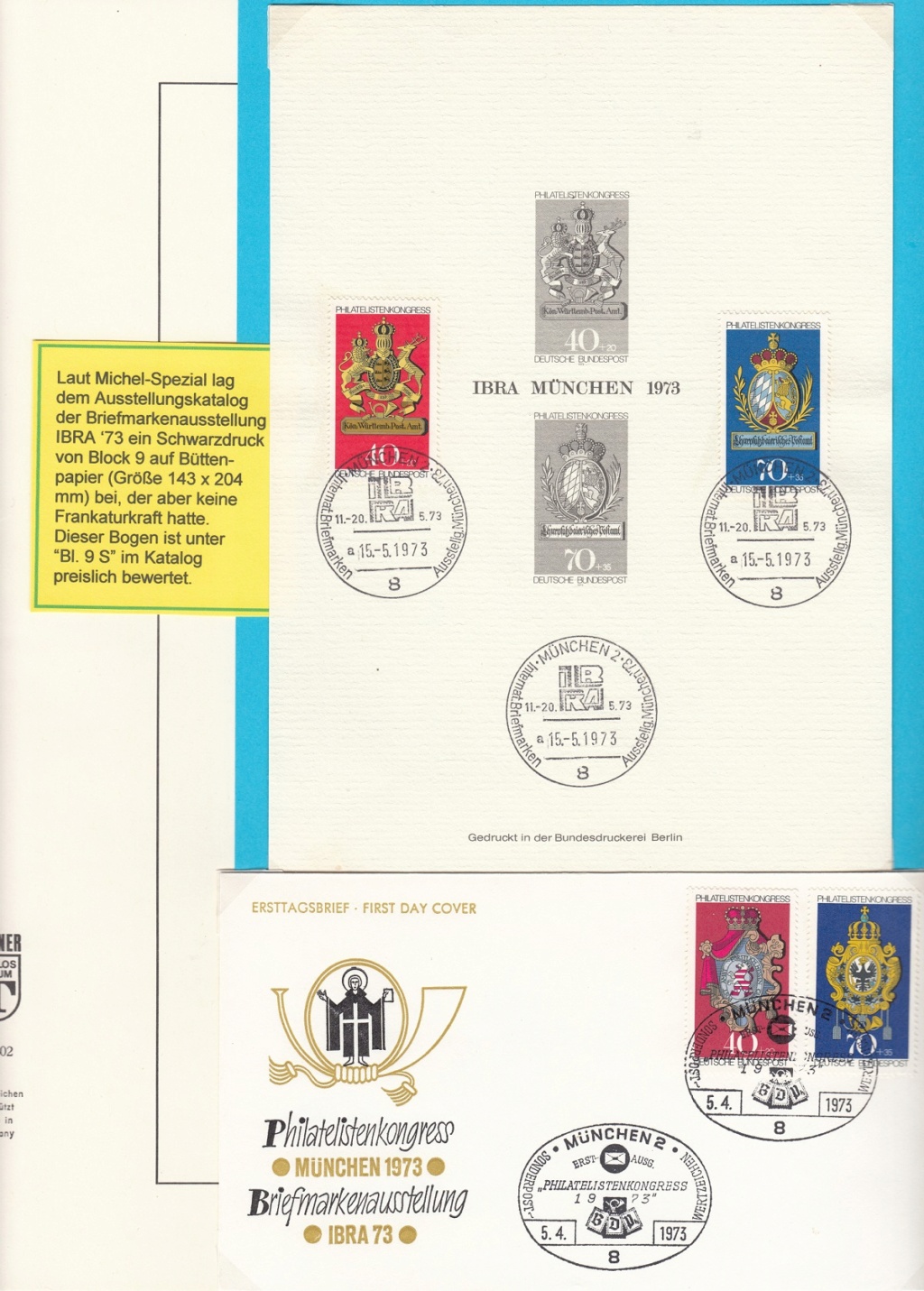 Die IBRA (Internationale Briefmarkenausstellung) München '73 Ibram119
