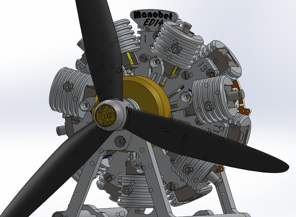 Moteur double-étoile à électro-aimants Ed14_a14