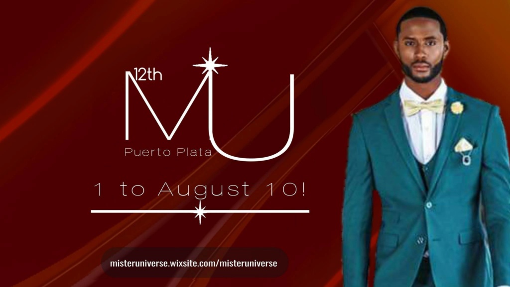 The 12th edition Mister Universe for the year 2019 will be held on August 1 - 10 65513310