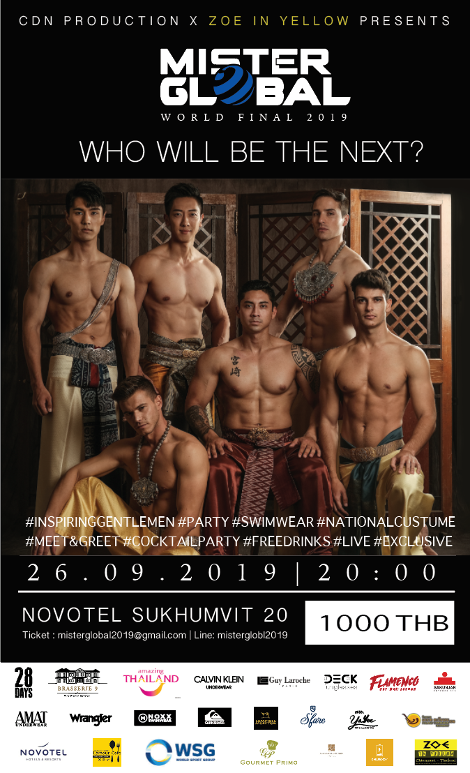 ROAD TO MISTER GLOBAL 2019 - September 26th in Bangkok,Thailand - Page 4 71258110
