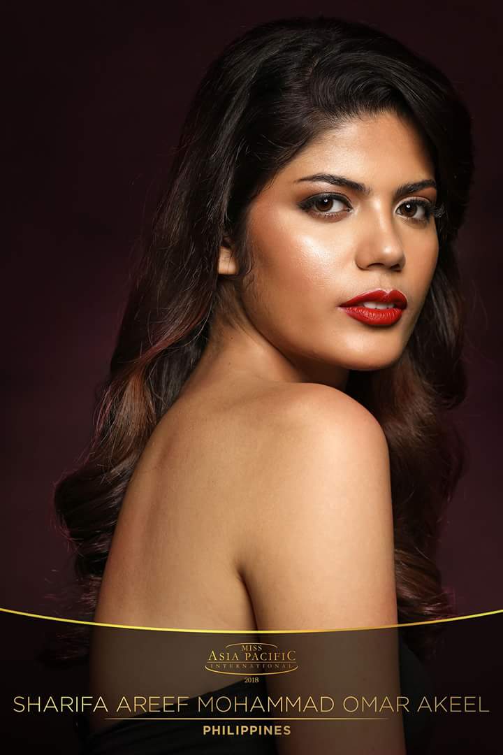 Miss Asia Pacific International 2018 is Sharifa Areef Mohammad Omar
