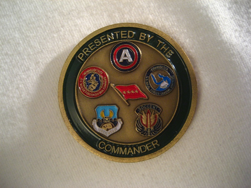 Commander US Central Command Challenge Coin M13810