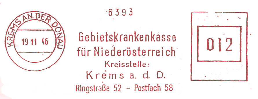 feldpost - Österreichische Absenderfreistempel  Kranke11