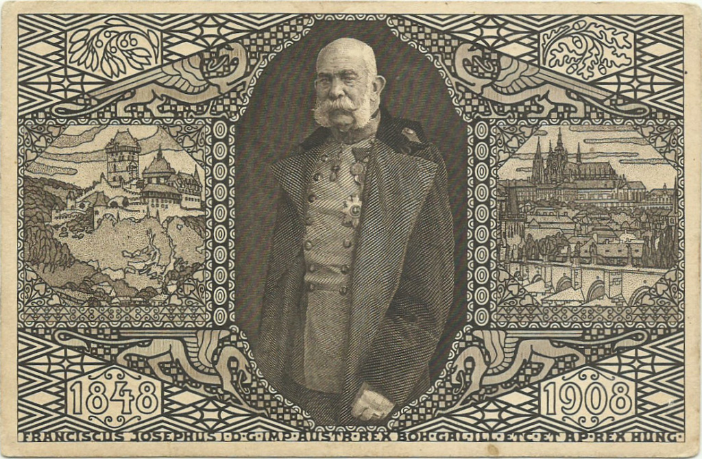 Jubiläumskarte Franz Joseph 1908 P_215_11